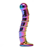 Sensual Multi Coloured Glass Nikita Dildo - Eroticon Ltd