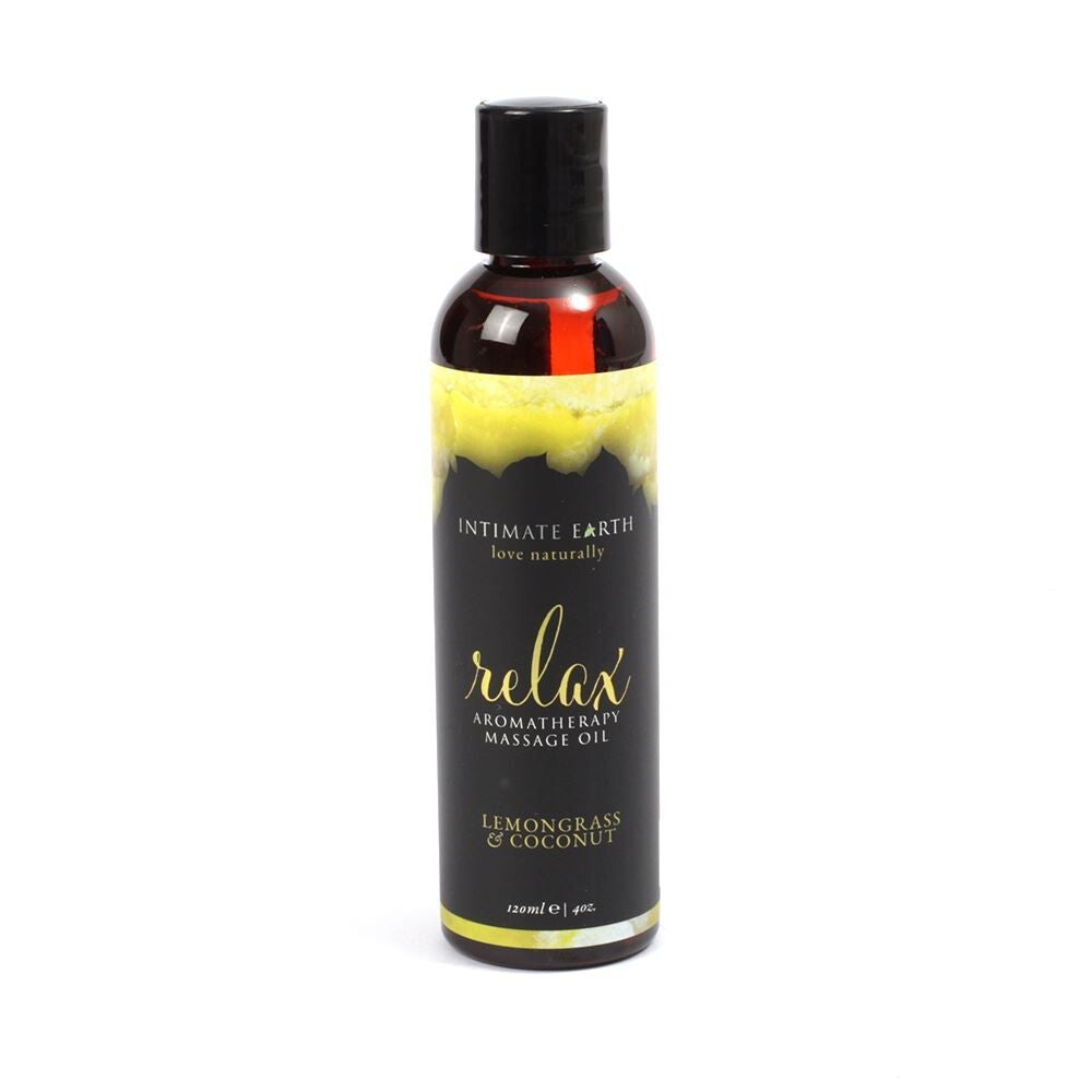 Intimate Earth Lemongrass and Coconut Massage Oil - Eroticon Ltd