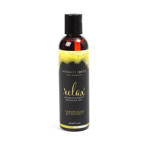 Intimate Earth Lemongrass and Coconut Massage Oil - Eroticon Ltd