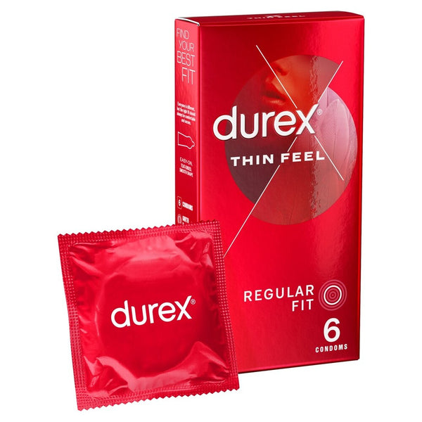 Durex Thin Feel Regular Fit Condoms 6 Pack - Eroticon Ltd