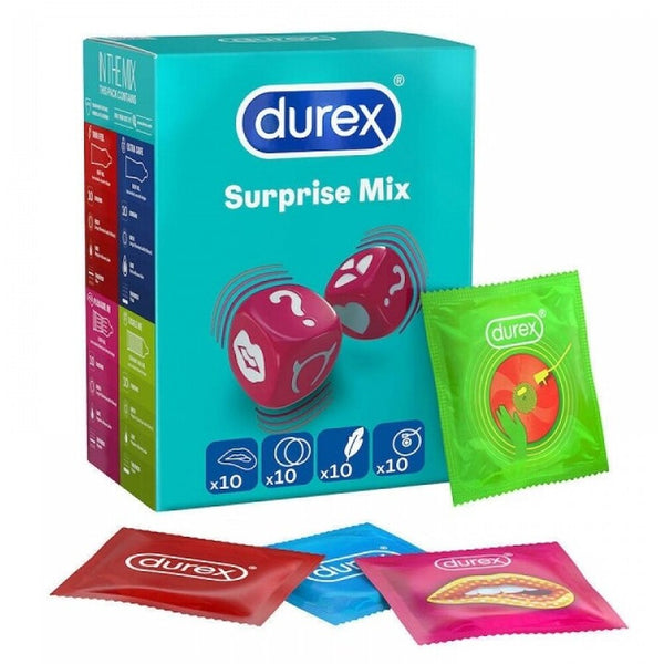 Durex Surprise Me Variety Condoms 40 Pack - Eroticon Ltd