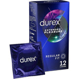 Durex Extended Pleasure Regular Fit Condoms 12 Pack - Eroticon Ltd