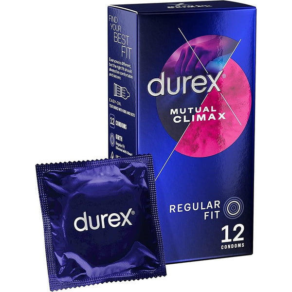 Durex Mutual Climax Regular Fit Condoms 12 Pack - Eroticon Ltd