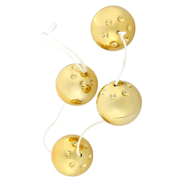 4 Gold Vibro Balls - Eroticon Ltd