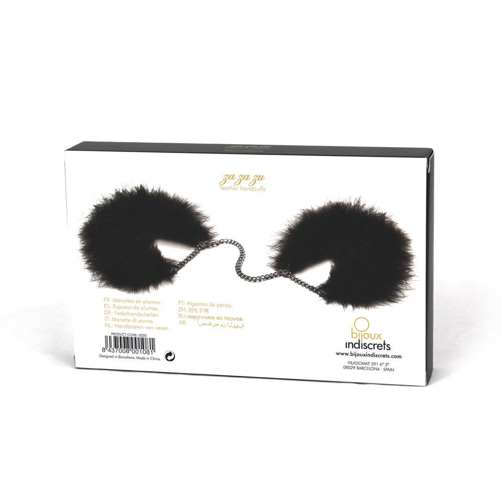 Bijoux Indiscrets Za Za Zu Feather Handcuffs - Eroticon Ltd