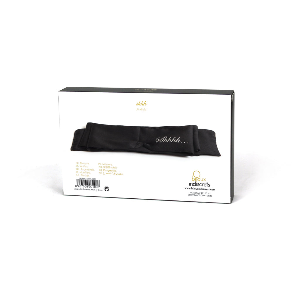 Bijoux Indiscrets Shhh Satin Luxury Blindfold - Eroticon Ltd
