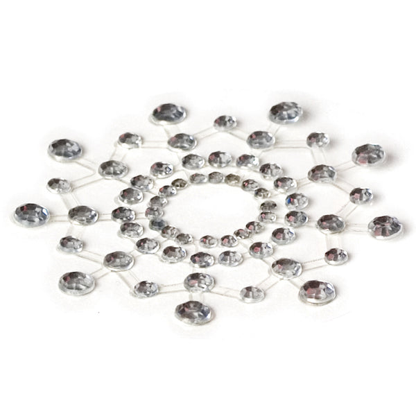 Bijoux Indiscrets Mimi Rhinestone Pasties Silver - Eroticon Ltd