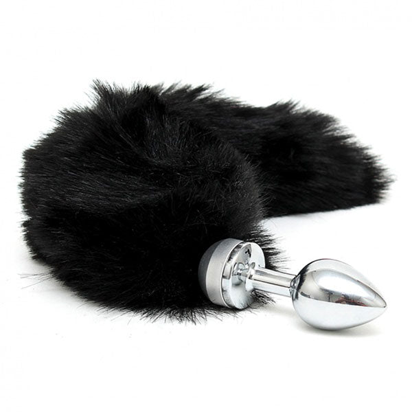 Small Butt Plug With Black Tail - Eroticon Ltd