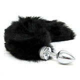 Small Butt Plug With Black Tail - Eroticon Ltd