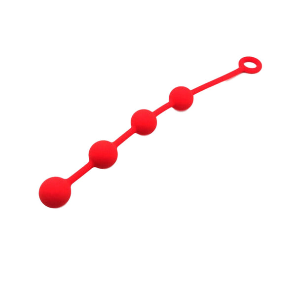 Red Quartet Anal Balls 3cm - Eroticon Ltd