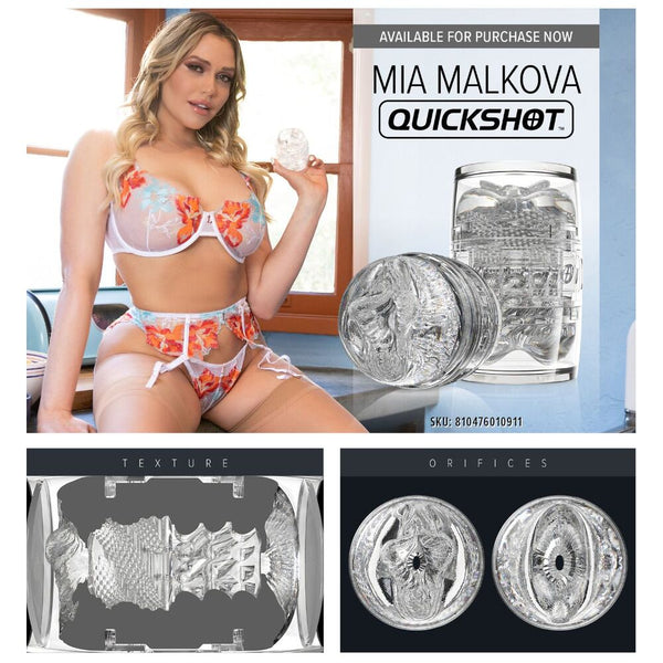 Fleshlight Quickshot Mia Malkova Lady and Butt - Eroticon Ltd