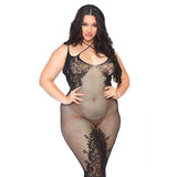 Leg Avenue Dual Strap Halter Dress Plus Size UK 18 to 22 - Eroticon Ltd