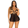 Leg Avenue Open Cup Babydoll And Panty - Eroticon Ltd