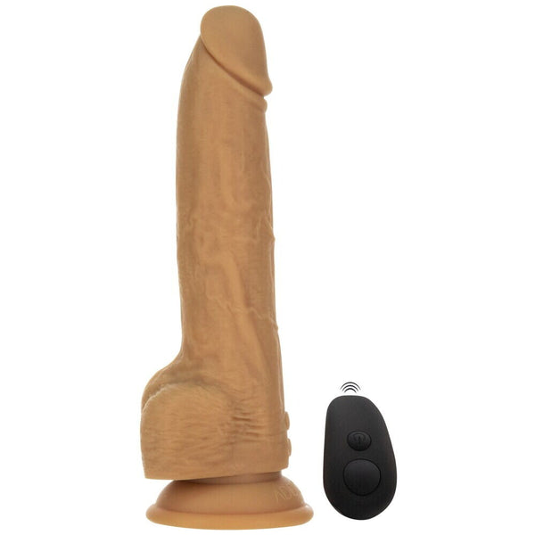 Naked Attraction 9 Inch Thrusting Dildo Caramel - Eroticon Ltd