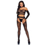 Leg Avenue Top and Suspender Set UK 8 to 14 - Eroticon Ltd