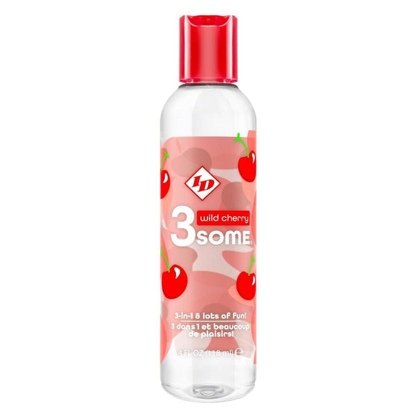 ID 3some Wild Cherry 3 In 1 Lubricant 118ml - Eroticon Ltd