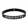 Black Silicone Submissive Collar - Eroticon Ltd