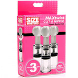 Max Twist Clit and Nipple Triple Sucker Set - Eroticon Ltd