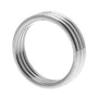 Echo Stainless Steel Triple Cock Ring ML - Eroticon Ltd