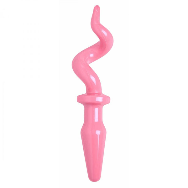 Pig Tail Pink Butt Plug - Eroticon Ltd
