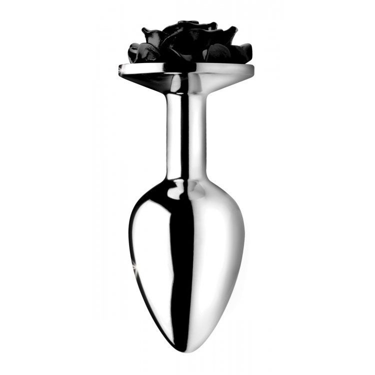 Booty Sparks Black Rose Anal Plug Large - Eroticon Ltd