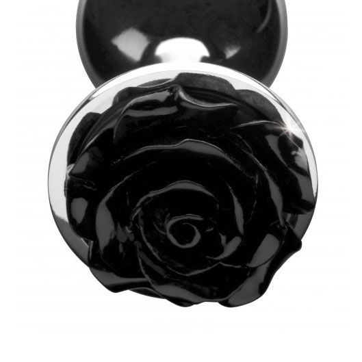 Booty Sparks Black Rose Anal Plug Large - Eroticon Ltd