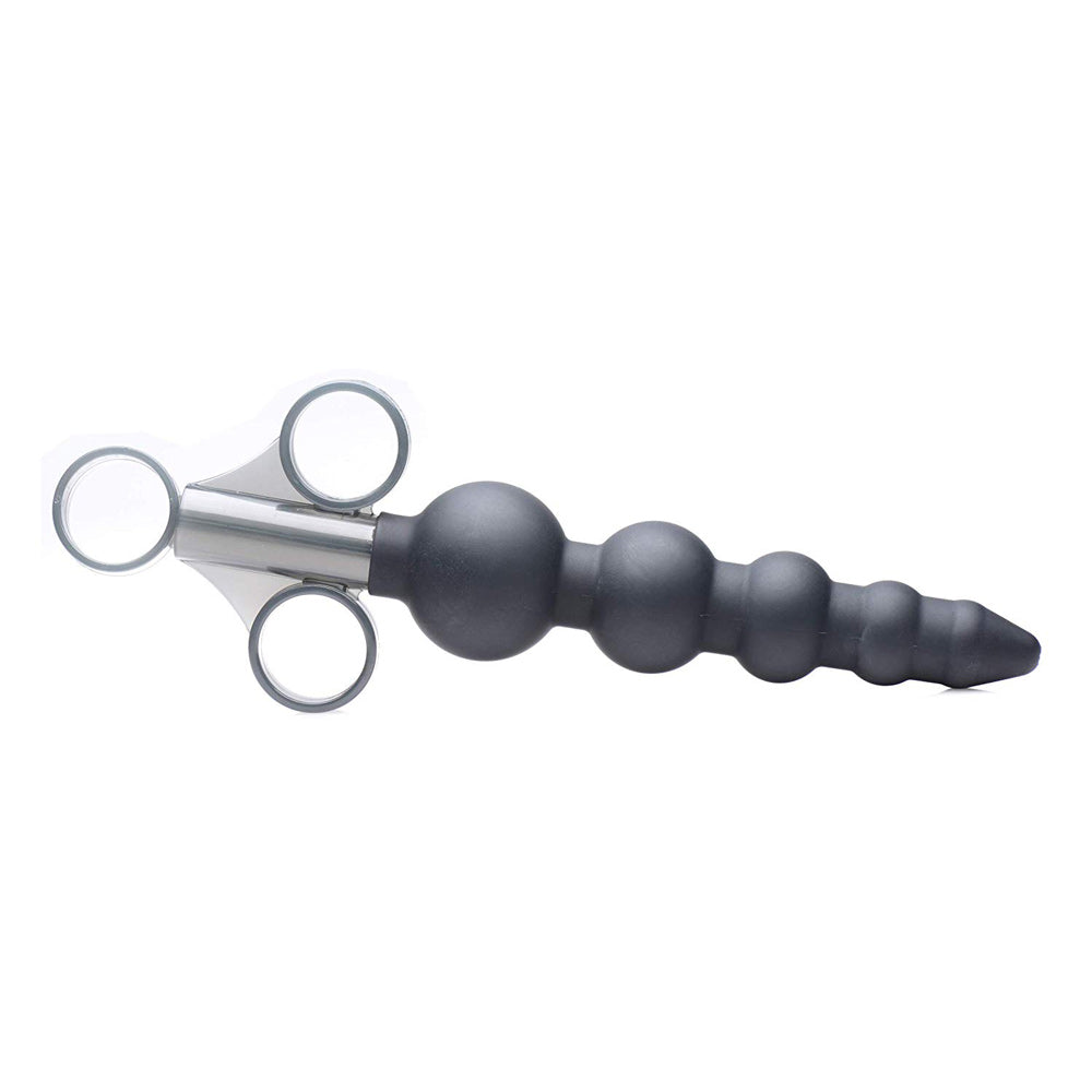 Master Series Silicone Graduated Beads Lube Launcher - Eroticon Ltd