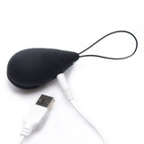 10X Silicone Vibrating Egg Black - Eroticon Ltd