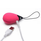 10X Silicone Vibrating Egg Pink - Eroticon Ltd