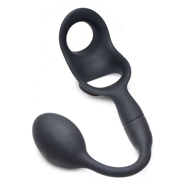 Alpha Pro 10X P Bomb Cock and Ball Ring With Anal Plug - Eroticon Ltd
