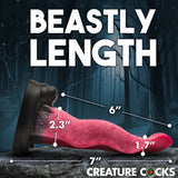 Wolfs Lick Maw Silicone Dildo - Eroticon Ltd