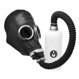 Master Series Dark Inhaler Gas Mask with Bottle - Eroticon Ltd