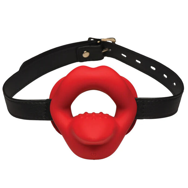Master Series Vibrating Sissy Mouth Gag - Eroticon Ltd