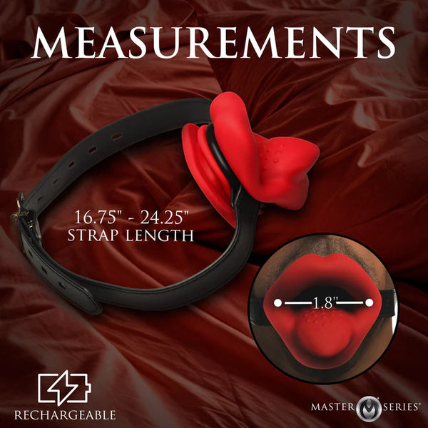 Master Series Vibrating Sissy Mouth Gag - Eroticon Ltd