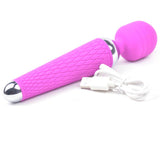 10 Speed Purple Rechargeable Magic Wand - Eroticon Ltd