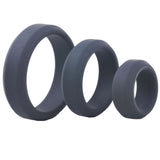 Triple Black Silicone Cock Rings - Eroticon Ltd