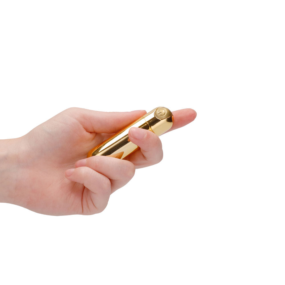 10 speed Rechargeable Bullet Gold - Eroticon Ltd