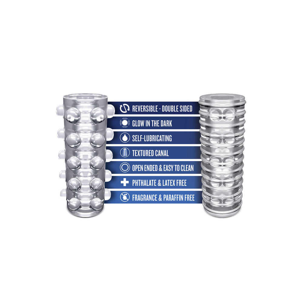 Rize Swich Self Lubricating Stroker Clear - Eroticon Ltd