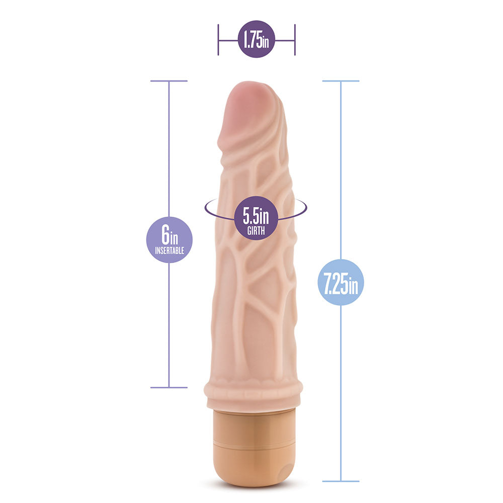 Dr. Skin Cock Vibe 3 Vibrating Cock 7.25 Inches - Eroticon Ltd