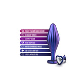 Anal Adventures Matrix Wavy Bling Butt Plug - Eroticon Ltd