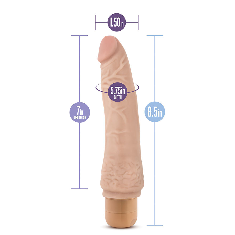Dr. Skin Cock Vibe 7 Vibrating Cock 8.5 Inches - Eroticon Ltd