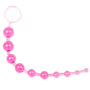 Pink Chain Of 10 Anal Beads - Eroticon Ltd