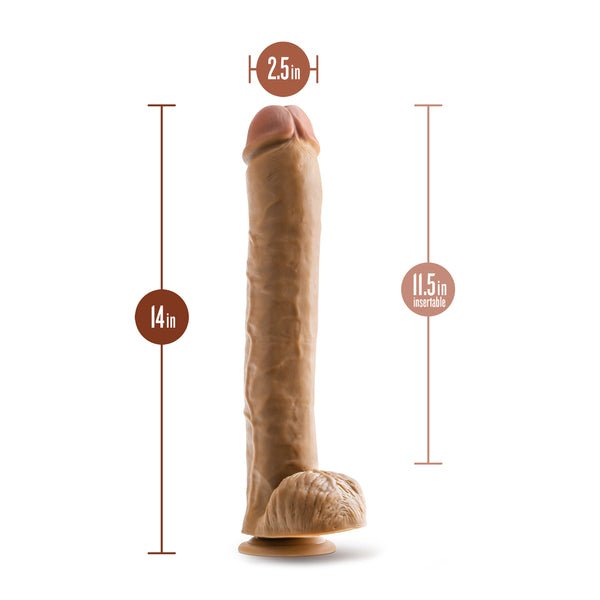 Dr. Skin Dr. Michael 14 Inch Dildo with Balls - Eroticon Ltd