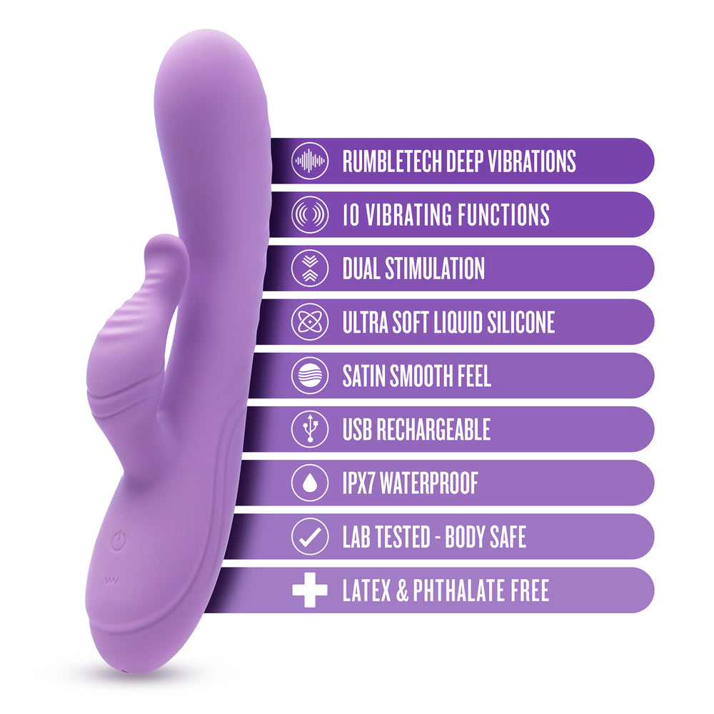 Blush Evelyn Powerful Dual Stimulator Vibe - Eroticon Ltd