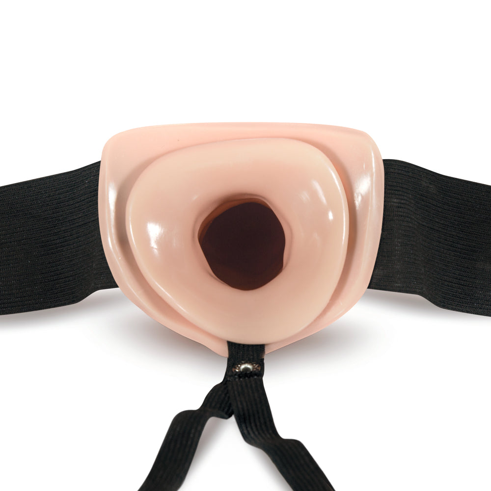 Dr. Skin Hollow Strap On 6 Inch Vanilla - Eroticon Ltd