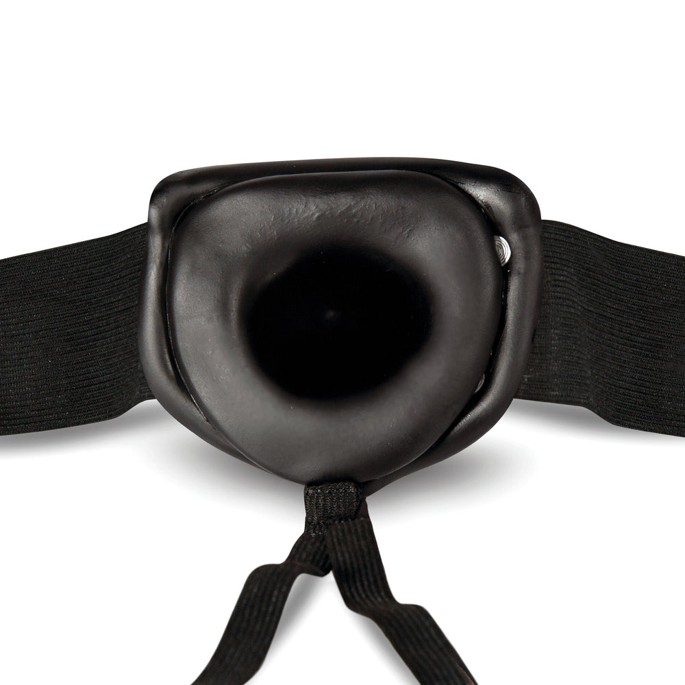 Dr. Skin Hollow Strap On 6 Inch Black - Eroticon Ltd
