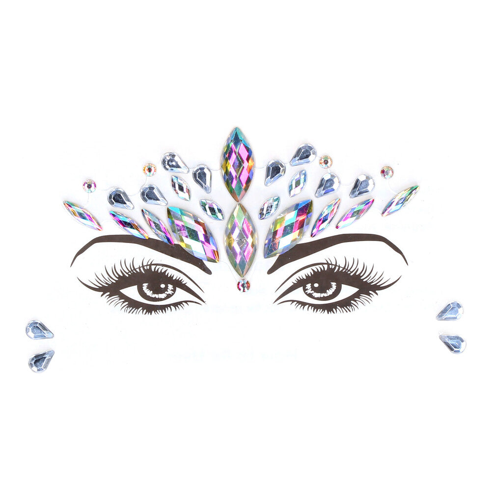 Le Desir Dazzling Crowned Face Bling Sticker - Eroticon Ltd