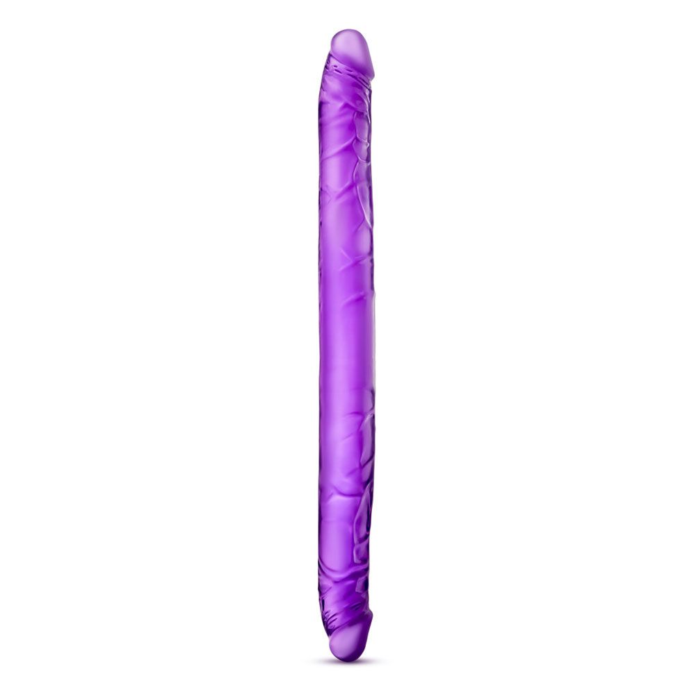 B Yours 16 Inch Purple Double Dildo - Eroticon Ltd