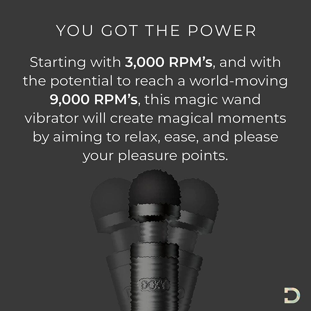 Doxy Die Cast 3 Rechargeable Wand Matte Black - Eroticon Ltd
