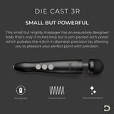 Doxy Die Cast 3 Rechargeable Wand Matte Black - Eroticon Ltd